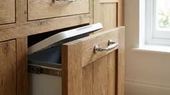 Como disfarçar o cesto do lixo na decoração de interiores.